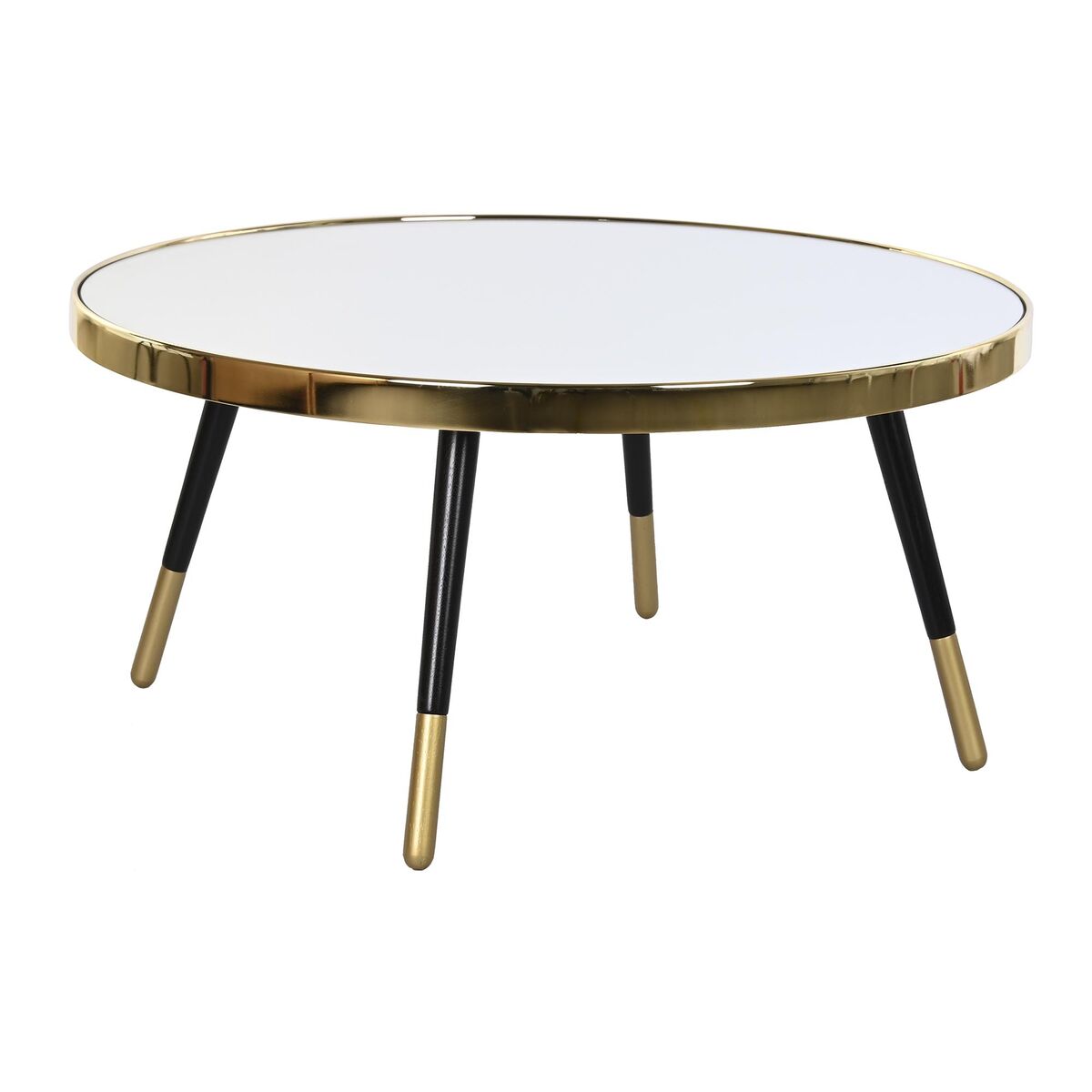 Centre Table DKD Home Decor Mirror Steel Glamour (82,5 x 82,5 x 40 cm)