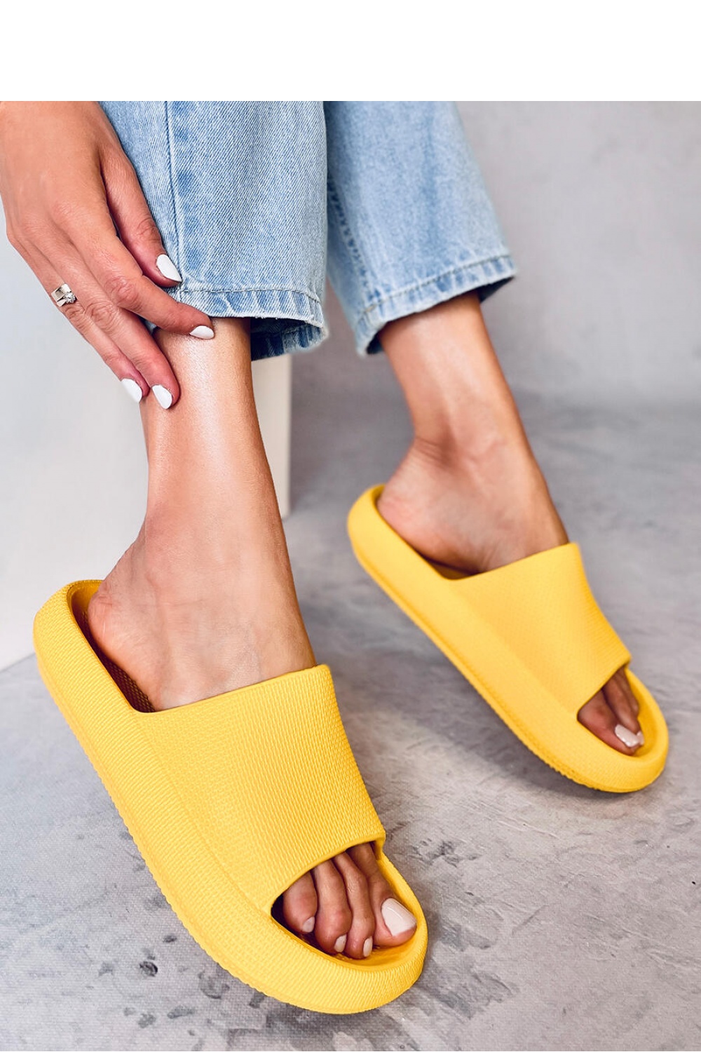 Flip-flops model 180436 Inello yellow Ladies