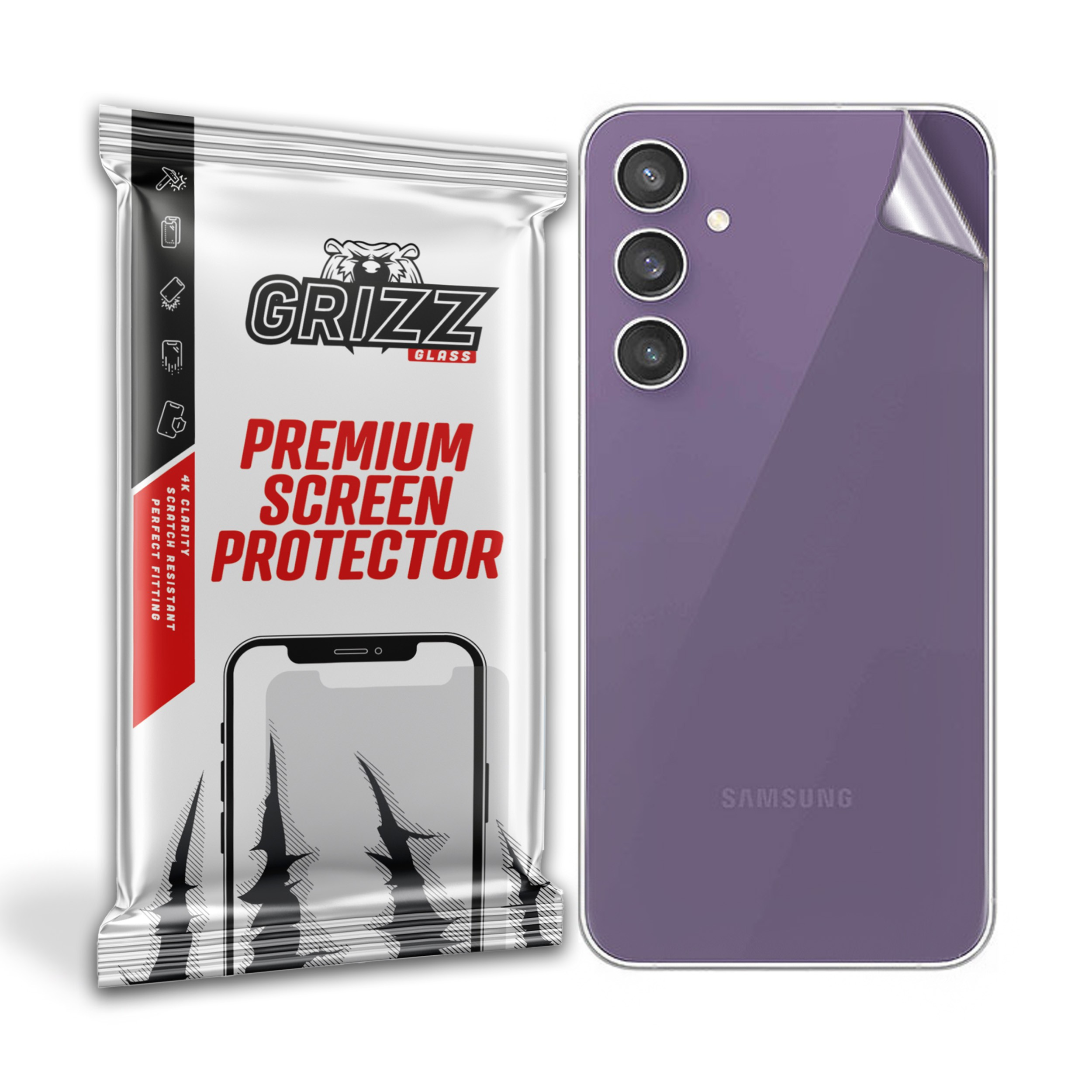 GrizzGlass SatinSkin Samsung Galaxy S23 FE