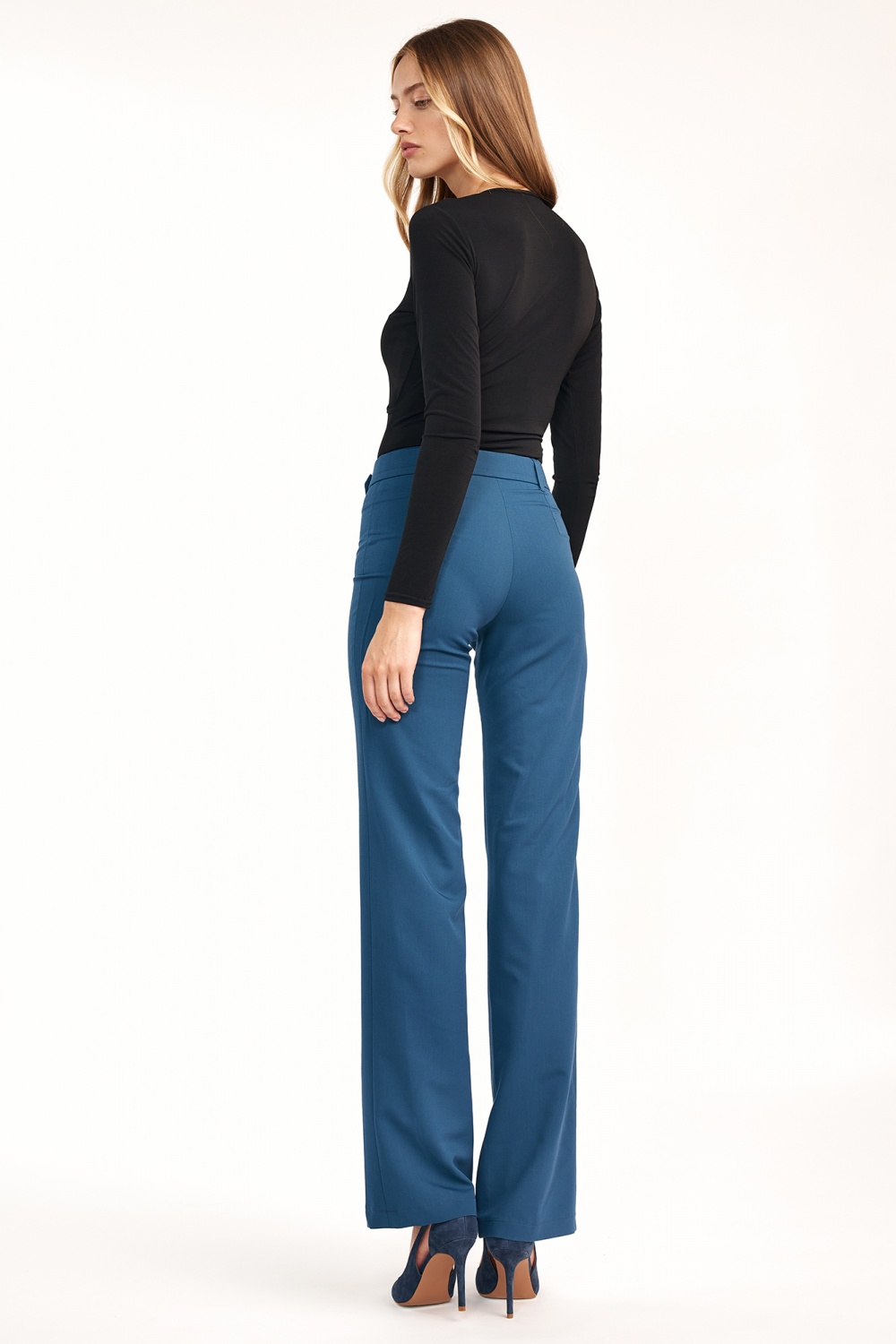  Women trousers model 158332 Nife  blue