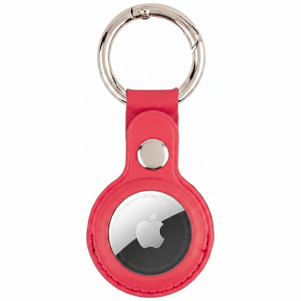 Etui Mercury Leather AirTag czerwony