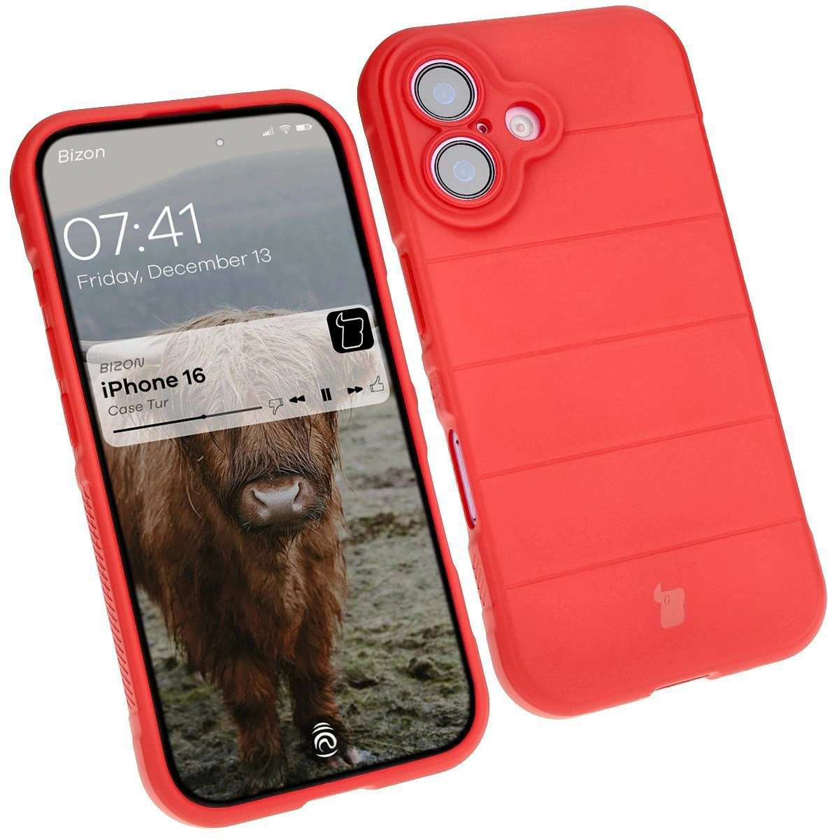 Bizon Case Tur Apple iPhone 16 red