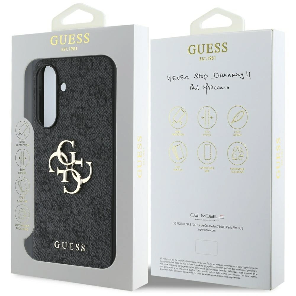 Guess Big 4G Logo Classic Logo Samsung Galaxy A56 black