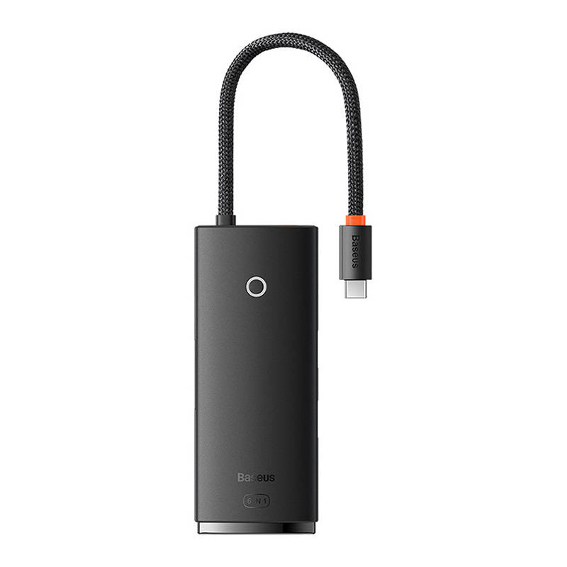 Baseus OS Lite HUB 6-Port USB-C/HDMI - USB3.0x2 - PD - SD/TF (black)