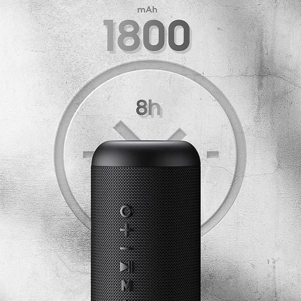 USAMS YX Series Bluetooth 5.0 10W Portable Outdoor Wireless Speaker YX8YG01 (US-YX008)