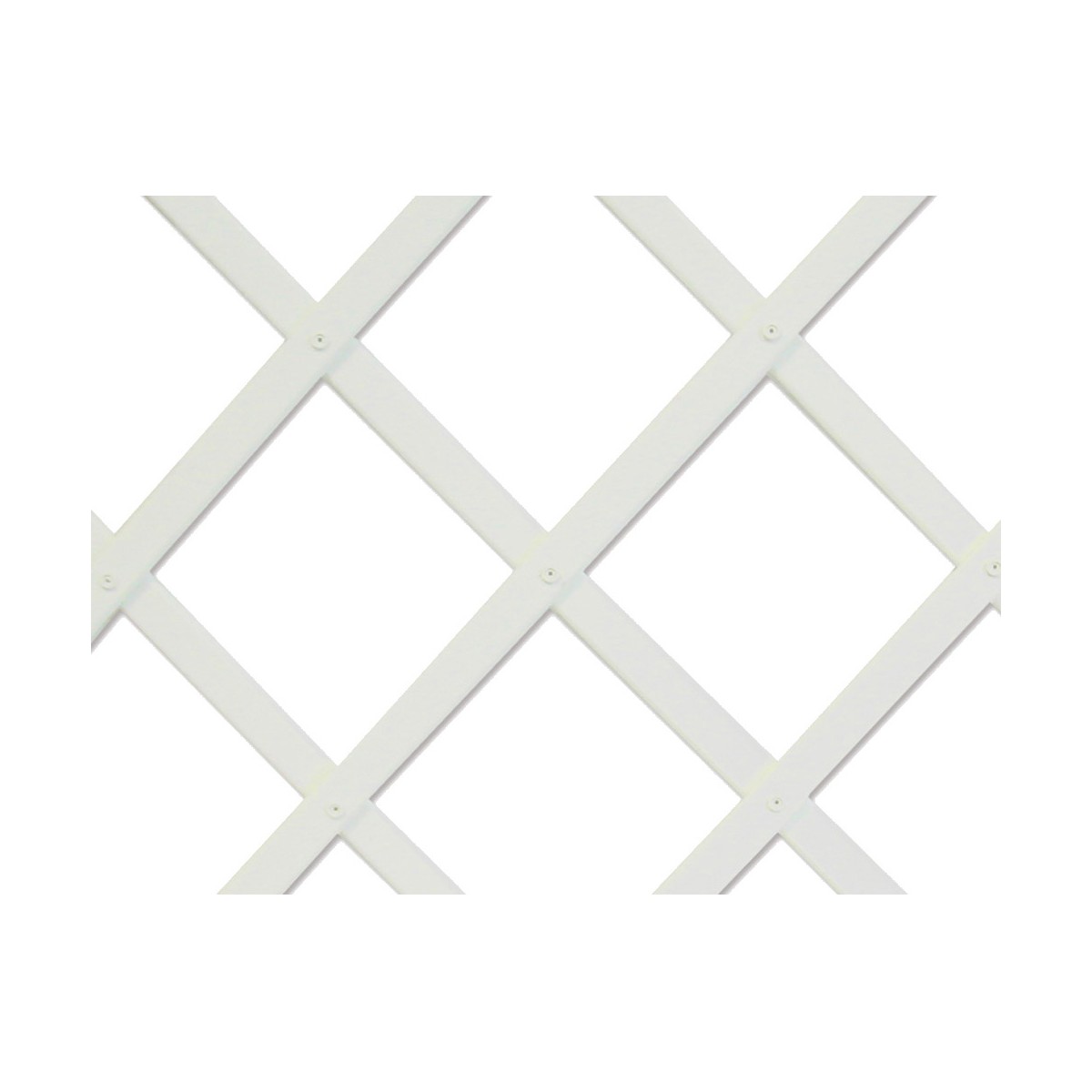 Lattice Nortene Trelliflex 1 x 2 m White PVC