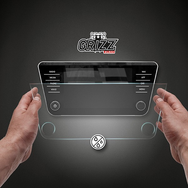 GrizzGlass CarDisplay Ossuret S1 8 inch