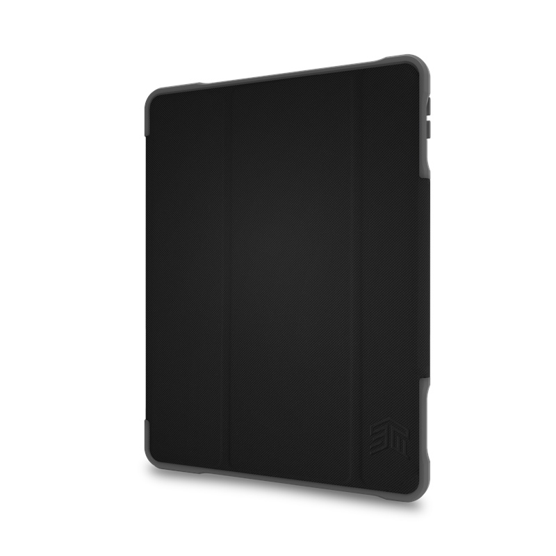 STM Dux Plus Duo Apple iPad 10.2 2019/2020/2021 (7, 8, 9 gen) MIL-STD-810G Pencil charger (Black)