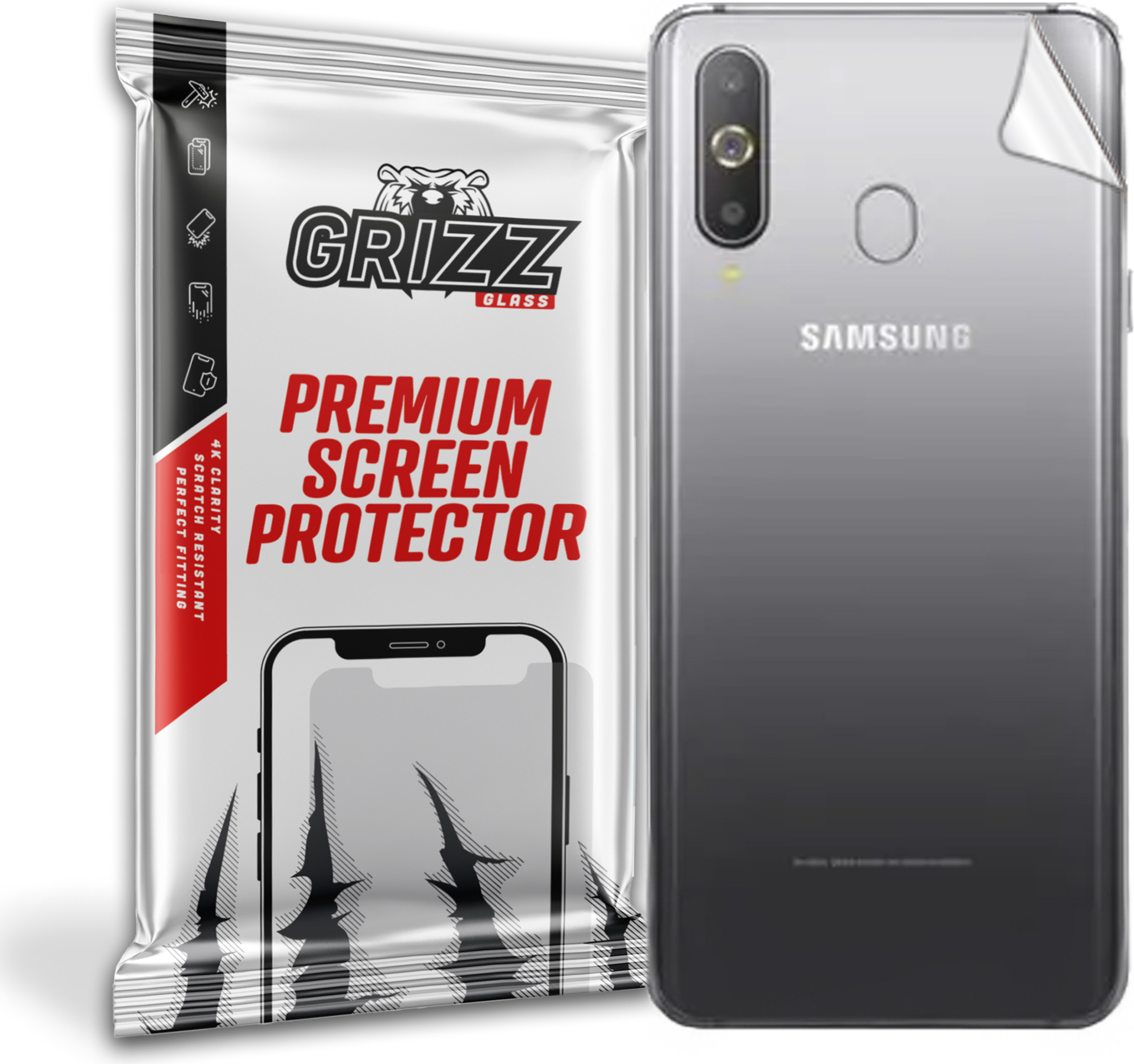 GrizzGlass SatinSkin Samsung Galaxy A9 Pro 2019