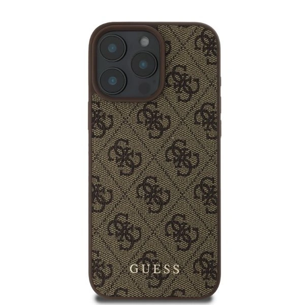 Case Guess GUHCP16LG4GFBR Apple iPhone 16 Pro hardcase 4G Classic brown