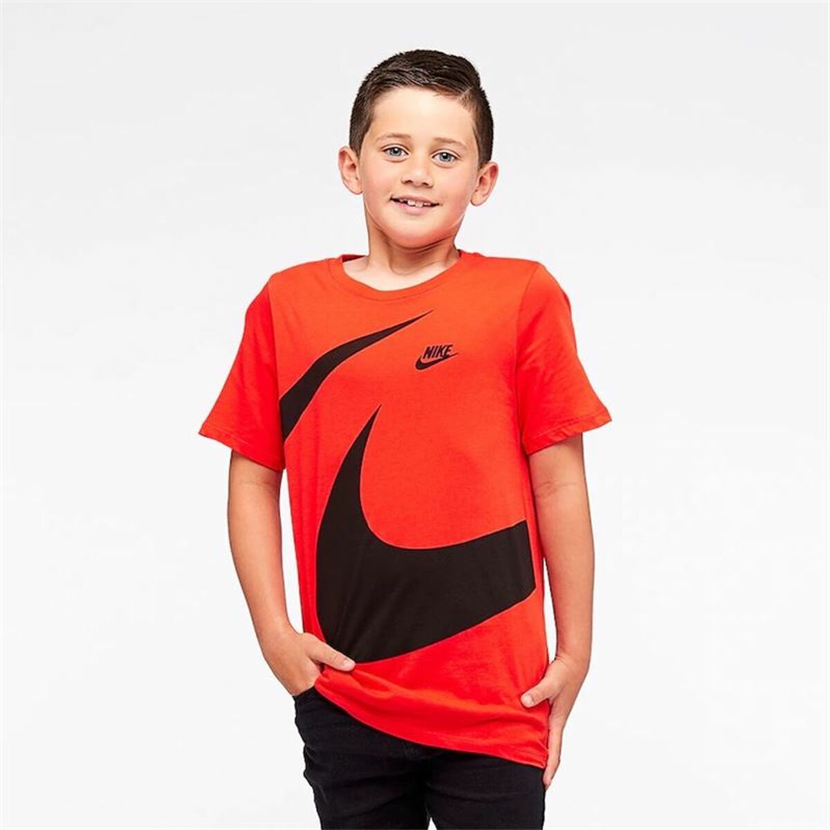 Child's Short Sleeve T-Shirt Nike Orange