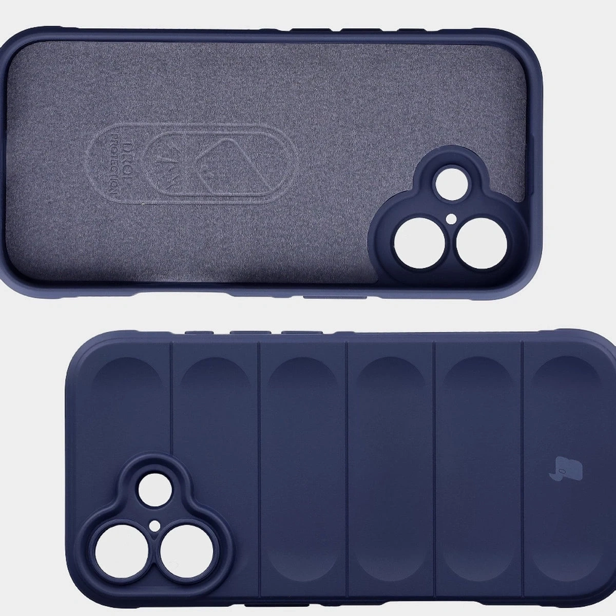 Pancerne etui Bizon Case Tur do Apple iPhone 17 granatowe