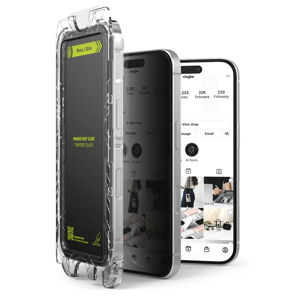 Ringke Easy Slide Apple iPhone 16 Pro Privacy [2 PACK]