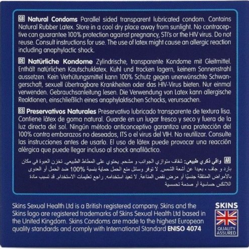 SKINS - NATURAL PREMIUM CONDOMS PACK 4