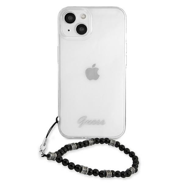 Guess GUHCP13MKPSBK Apple iPhone 13 Transparent hardcase Black Pearl