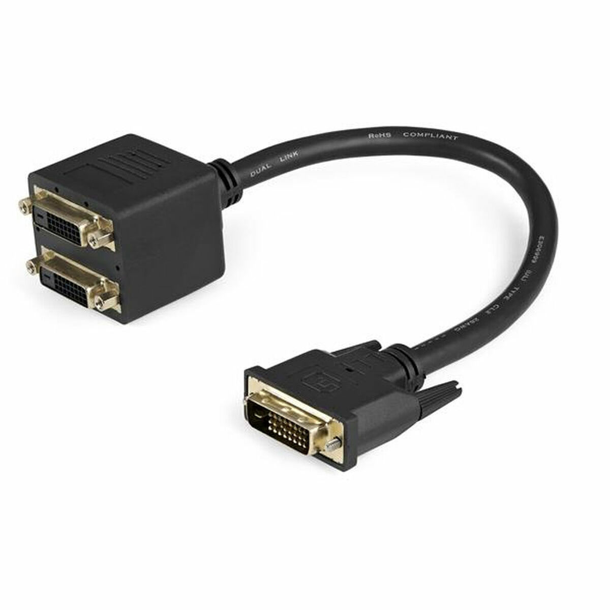 Kabel Video Digital DVI-D Startech DVISPL1DD            Czarny 0,3 m