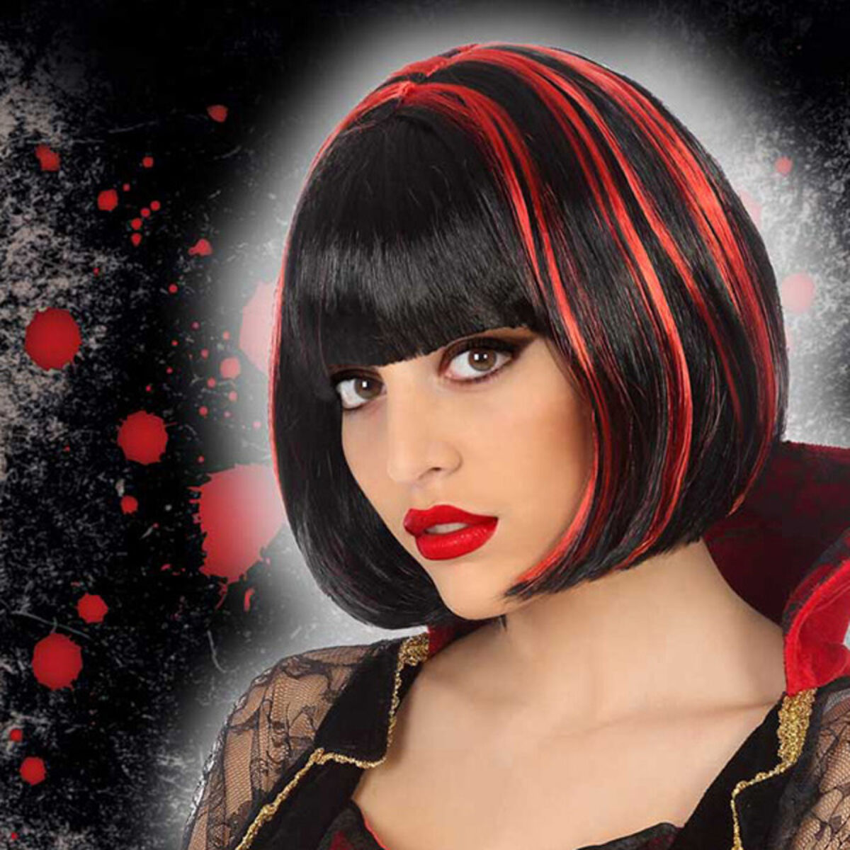 Wigs Vampiress Bicoloured 117922