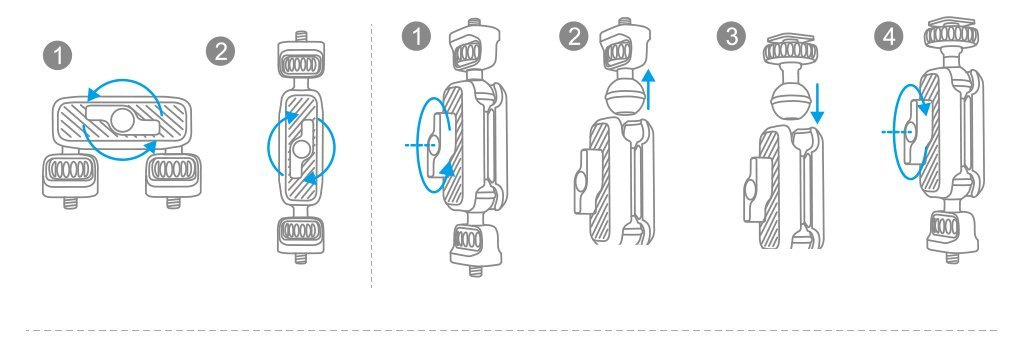 PGYTECH Magic Arm for Action Camcorder(P-CG-009)