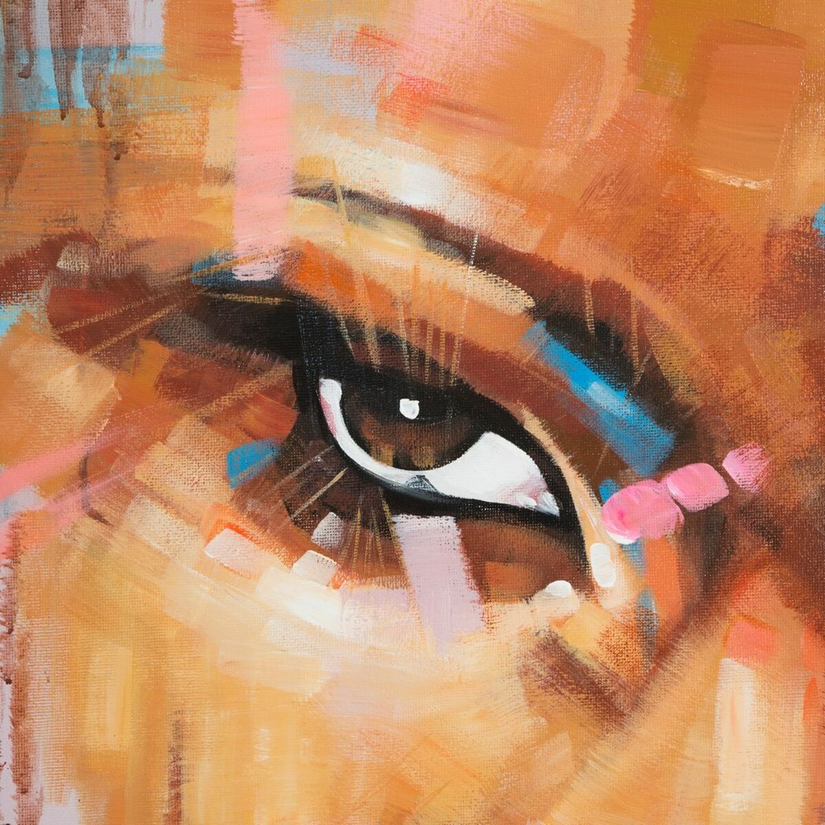 Canvas SEMANA Ethnic Lady 100 x 3,5 x 100 cm Face