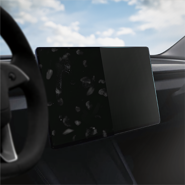 GrizzGlass CarDisplay MatteScreen Easy Tesla Model 3 Highland 2023-2024 [2in1]