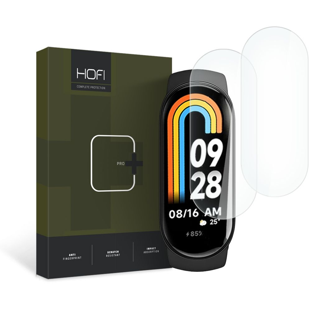 Hofi Hydroflex Pro+ Xiaomi Smart Band 8/8 NFC Clear [2 PACK]