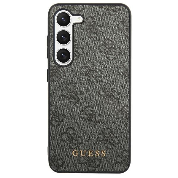 Guess GUHCS24MG4GFGR Samsung Galaxy S24+ Plus hardcase 4G Metal Gold Logo black