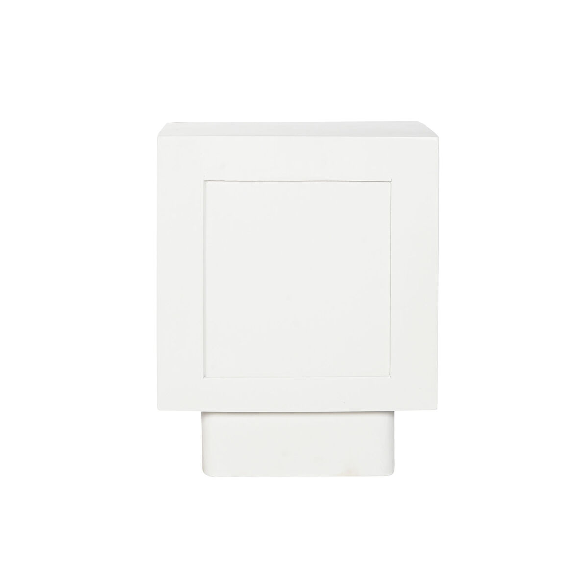 Nightstand Home ESPRIT White Natural 40 x 35 x 50 cm