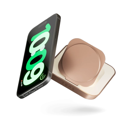ZENS Wireless Nightstand Charger 20W (copper)