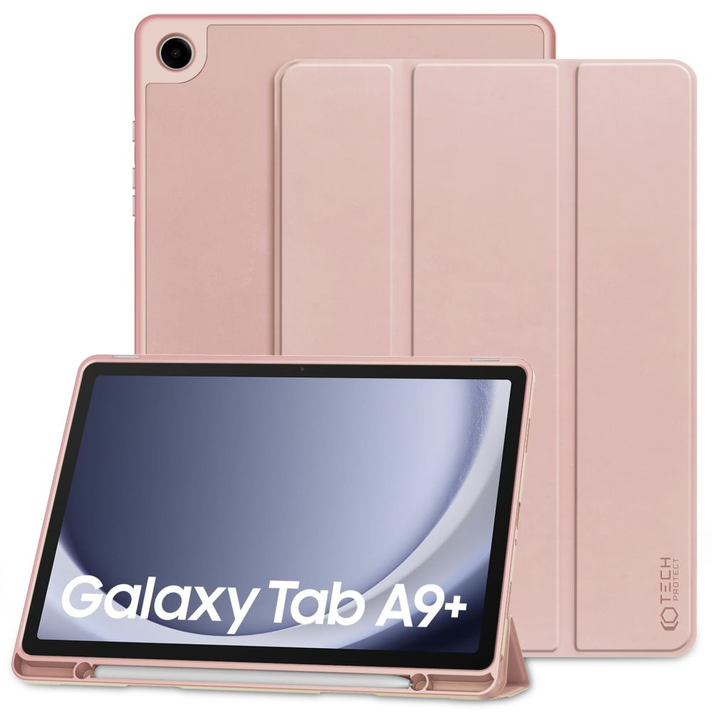 Tech-protect SmartCase Pen Samsung Galaxy Tab A9+ Plus 11.0 X210 / X215 / X216 Pink