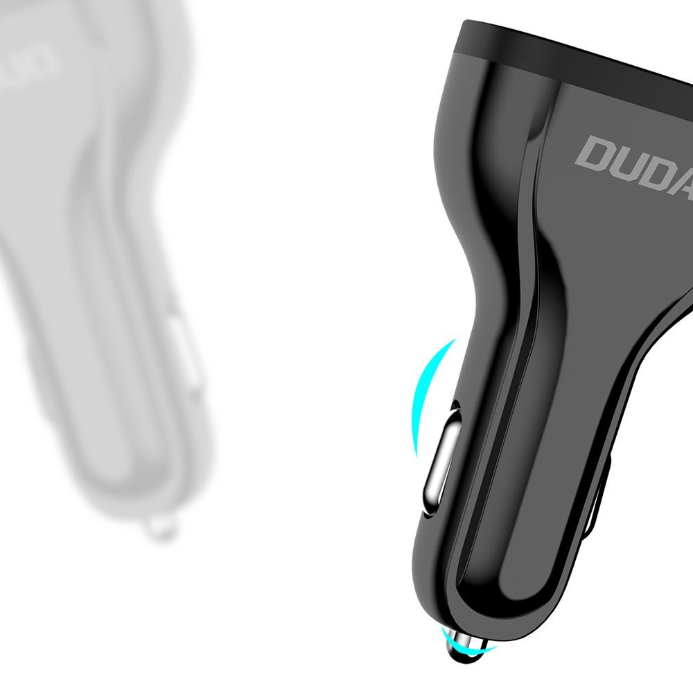 Dudao Car Charger Quick Charge Quick Charge 3.0 QC3.0 2.4A 18W 3x USB white (R7S white)