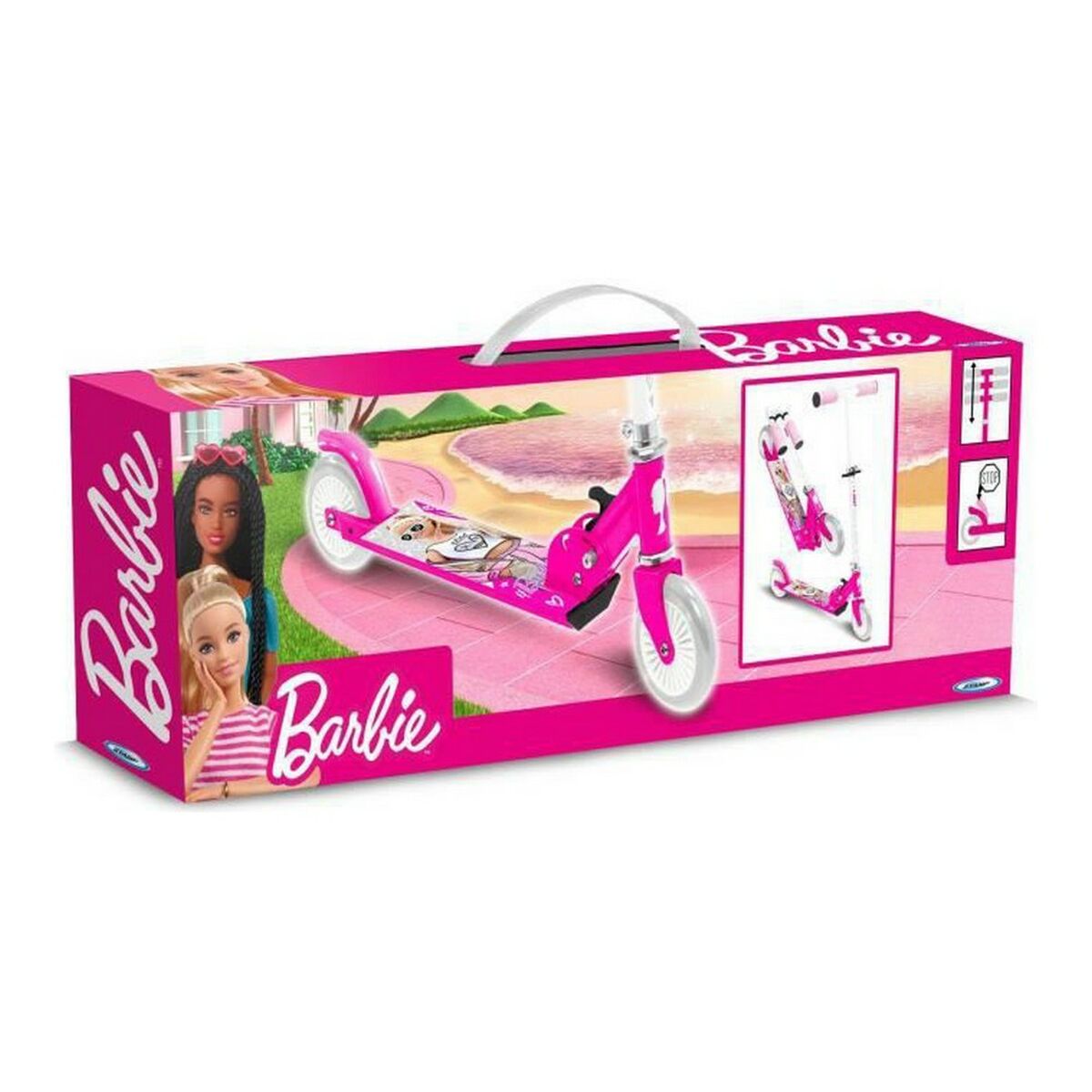 Scooter Stamp Barbie Pink