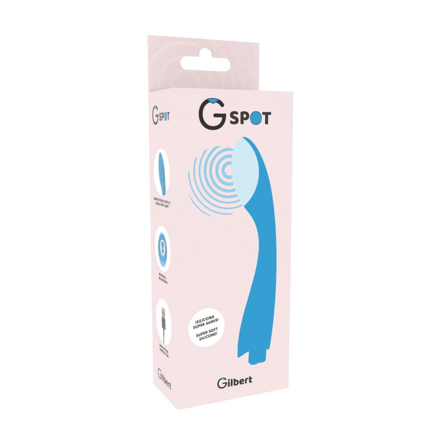 G-SPOT- GYLBERT TURQUOISE BLUE G-SPOT VIBRATOR