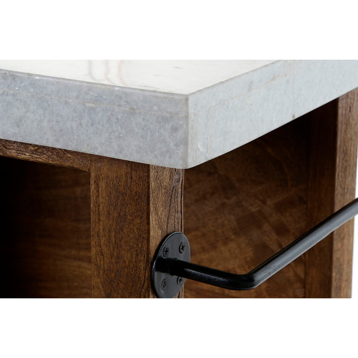Kitchen furniture Home ESPRIT White Brown 168 x 76 x 92 cm