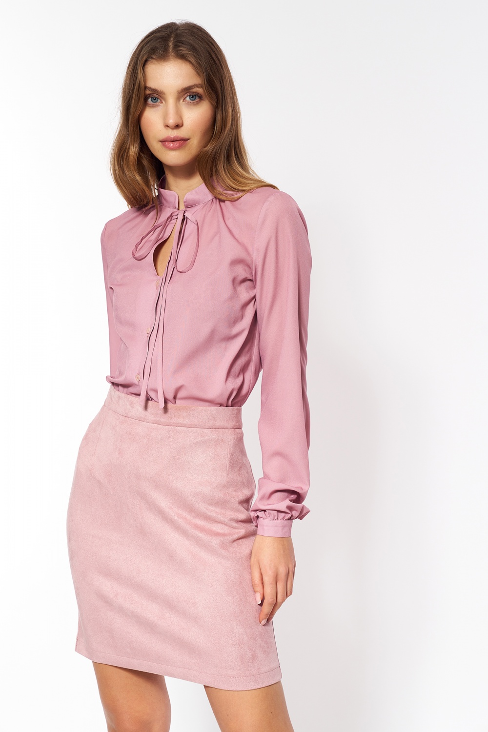  Skirt model 163402 Nife  pink