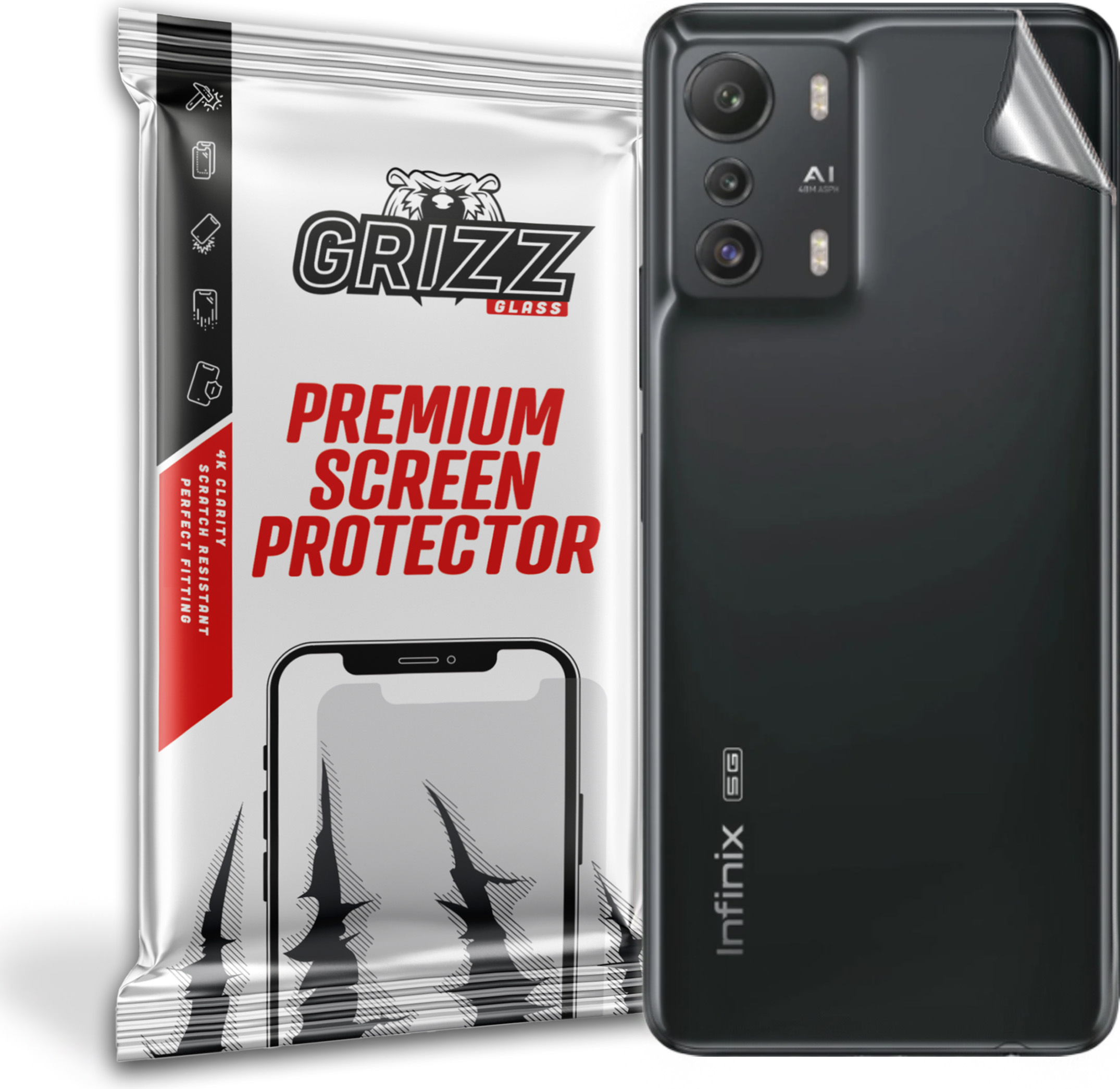 GrizzGlass SatinSkin Infinix Zero 5G