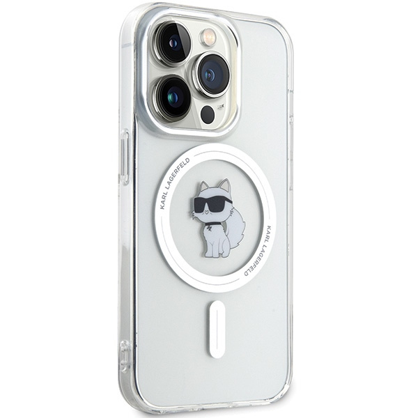 Karl Lagerfeld KLHMP14LHFCCNOT Apple iPhone 14 Pro hardcase IML Choupette MagSafe transparent