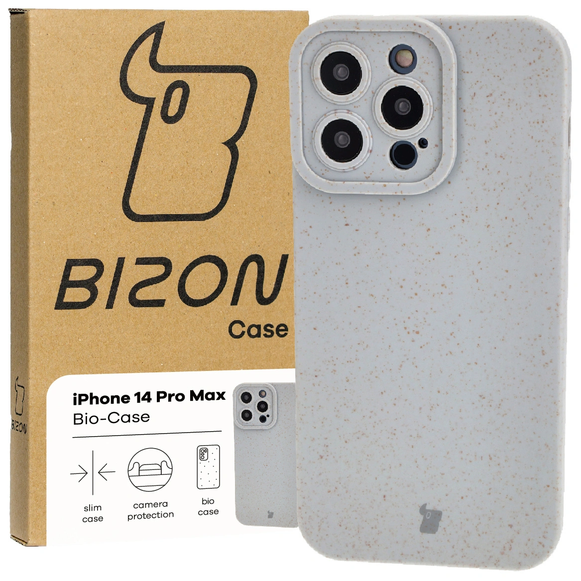 Bizon Bio-Case Apple iPhone 14 Pro Max grey
