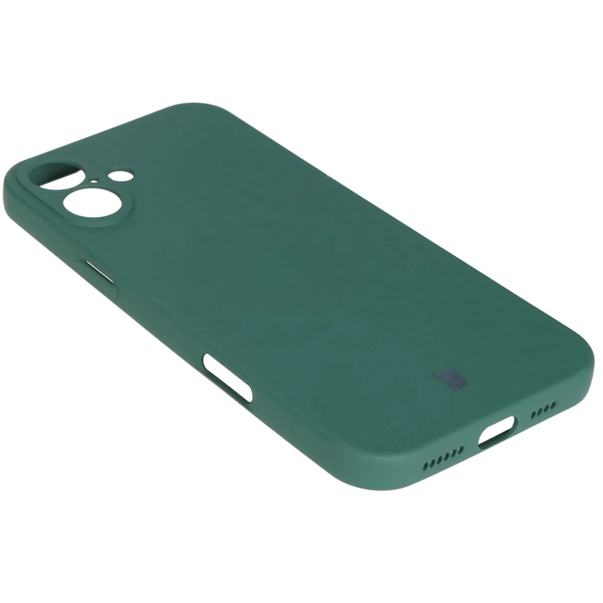 Bizon Case Silicone Magnetic Apple iPhone 16 dark green