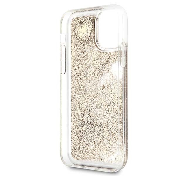 Guess GUOHCN61GLHFLGO Apple iPhone 11 gold hardcase Glitter Charms