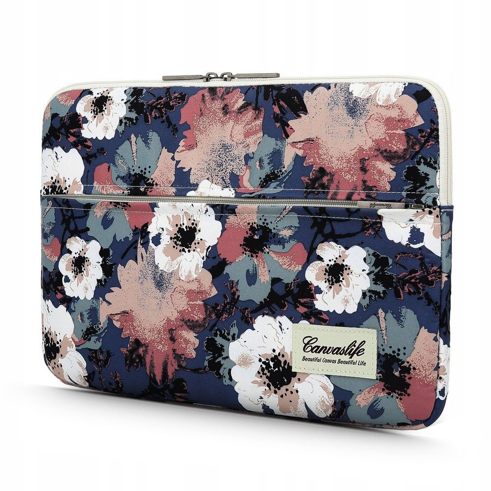 Canvaslife Sleeve Bag 13-14 inch Blue Camellia