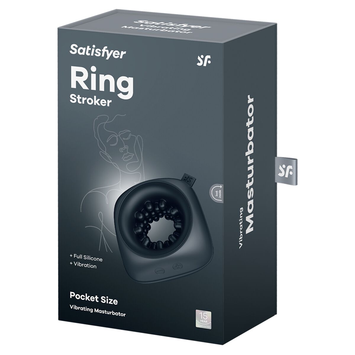 Cock Ring Satisfyer Stroker Black Cock Ring Satisfyer Stroker Black