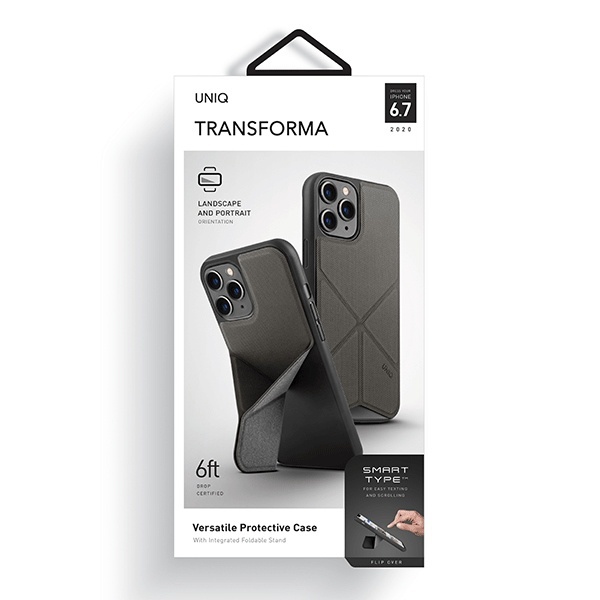 UNIQ Transforma Apple iPhone 12 Pro Max charcoal grey