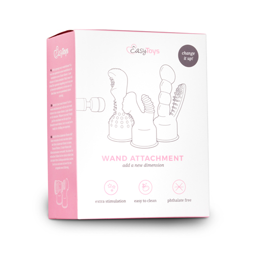 Easytoys Wand Attachment For Men - Clear