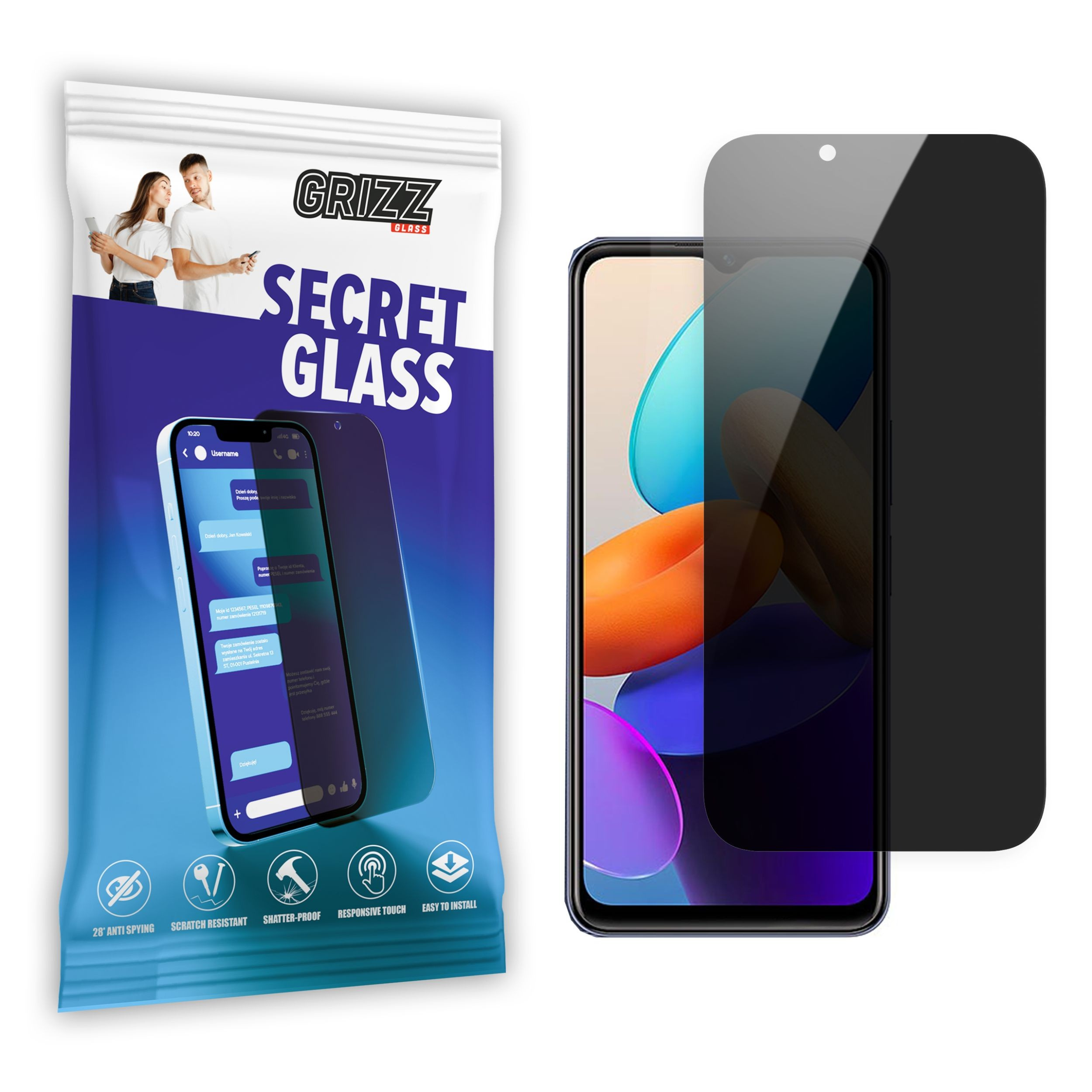 GrizzGlass SecretGlass Vivo Y22s
