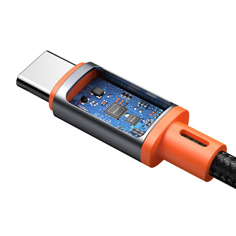 Mcdodo CA-7561 USB-C/AUX mini jack 3.5mm Cable, DAC, 0.11m (black)