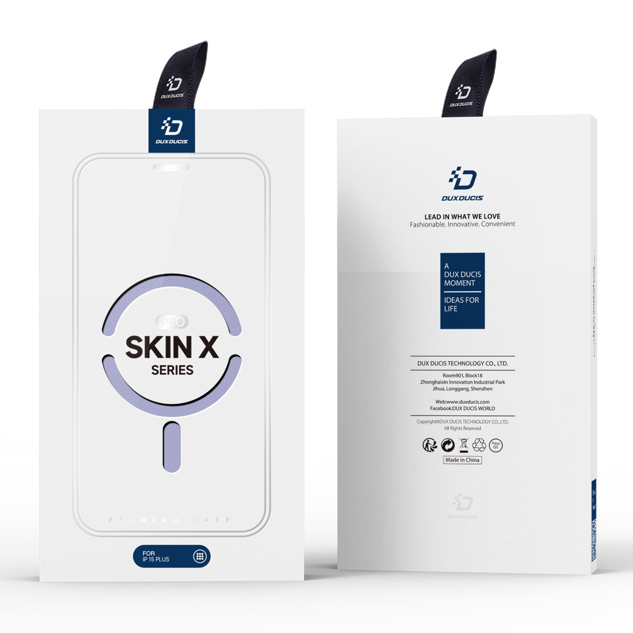 Dux Ducis Skin X Pro MagSafe Apple iPhone 15 Plus purple