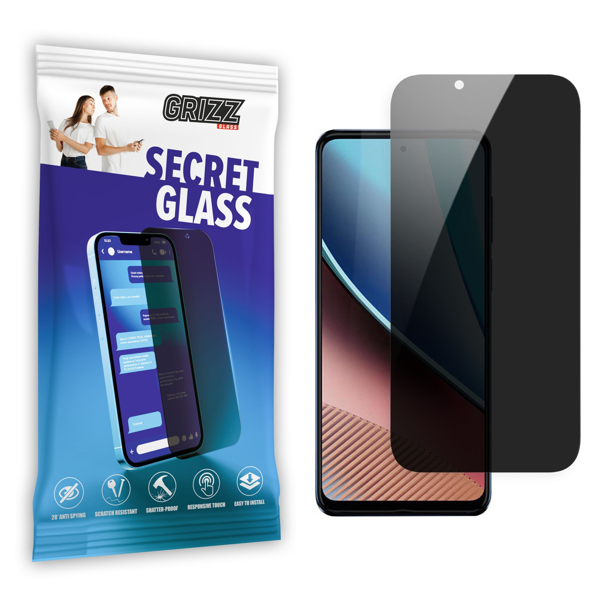 GrizzGlass SecretGlass Motorola Moto G Stylus 2023