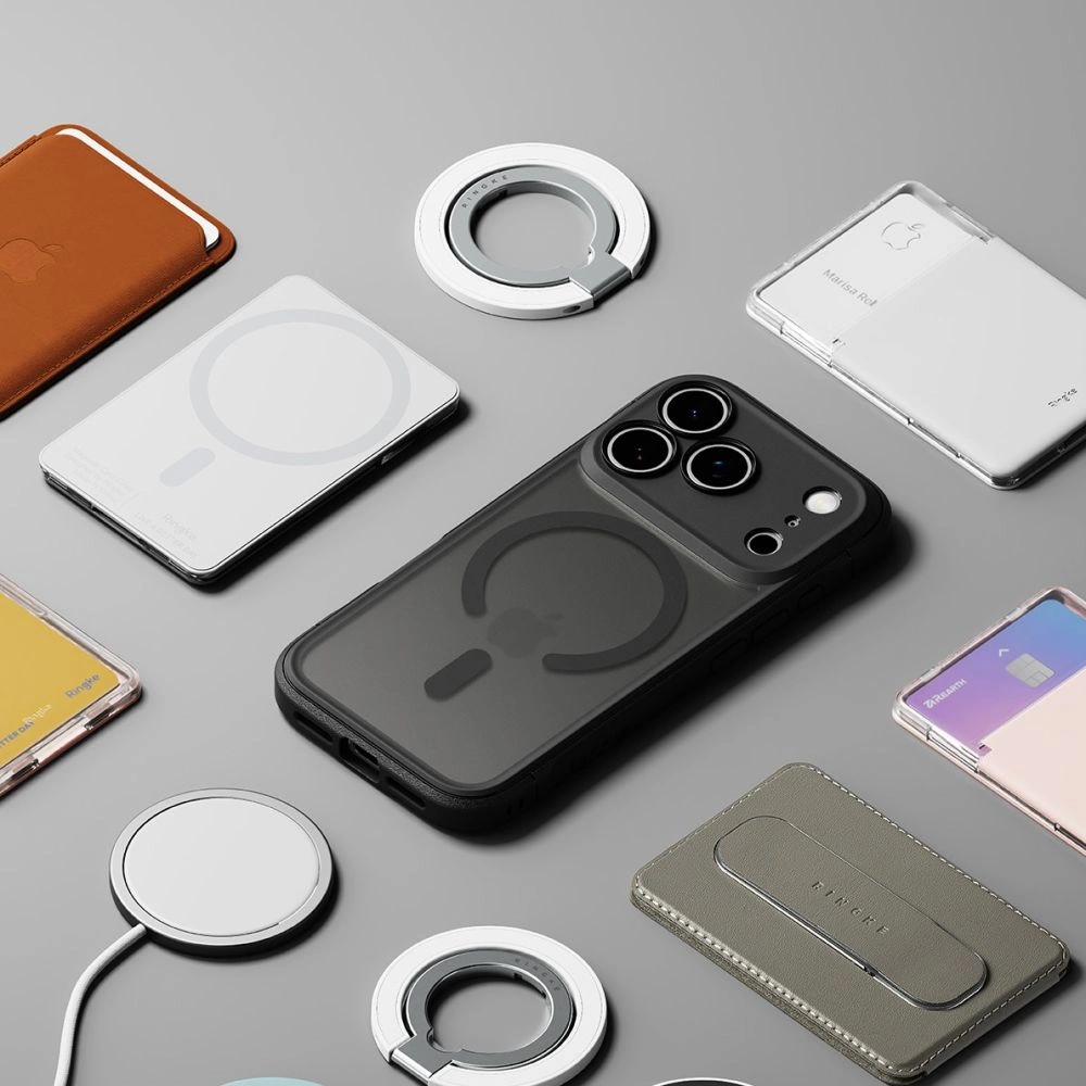 Etui Ringke Fusion Bold Magnetic MagSafe do Apple iPhone 17 Pro Matte Black