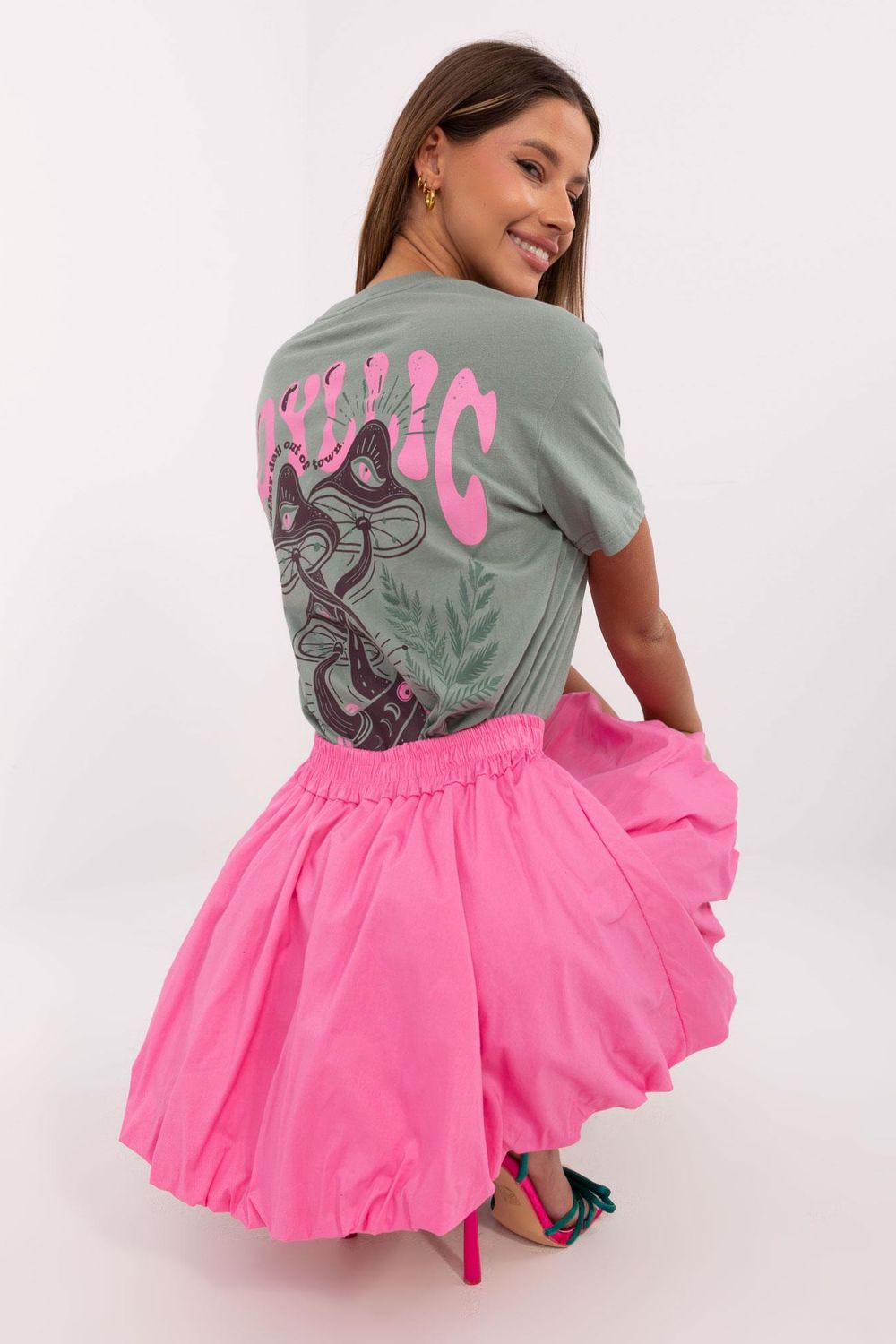  T-shirt model Sublevel  green