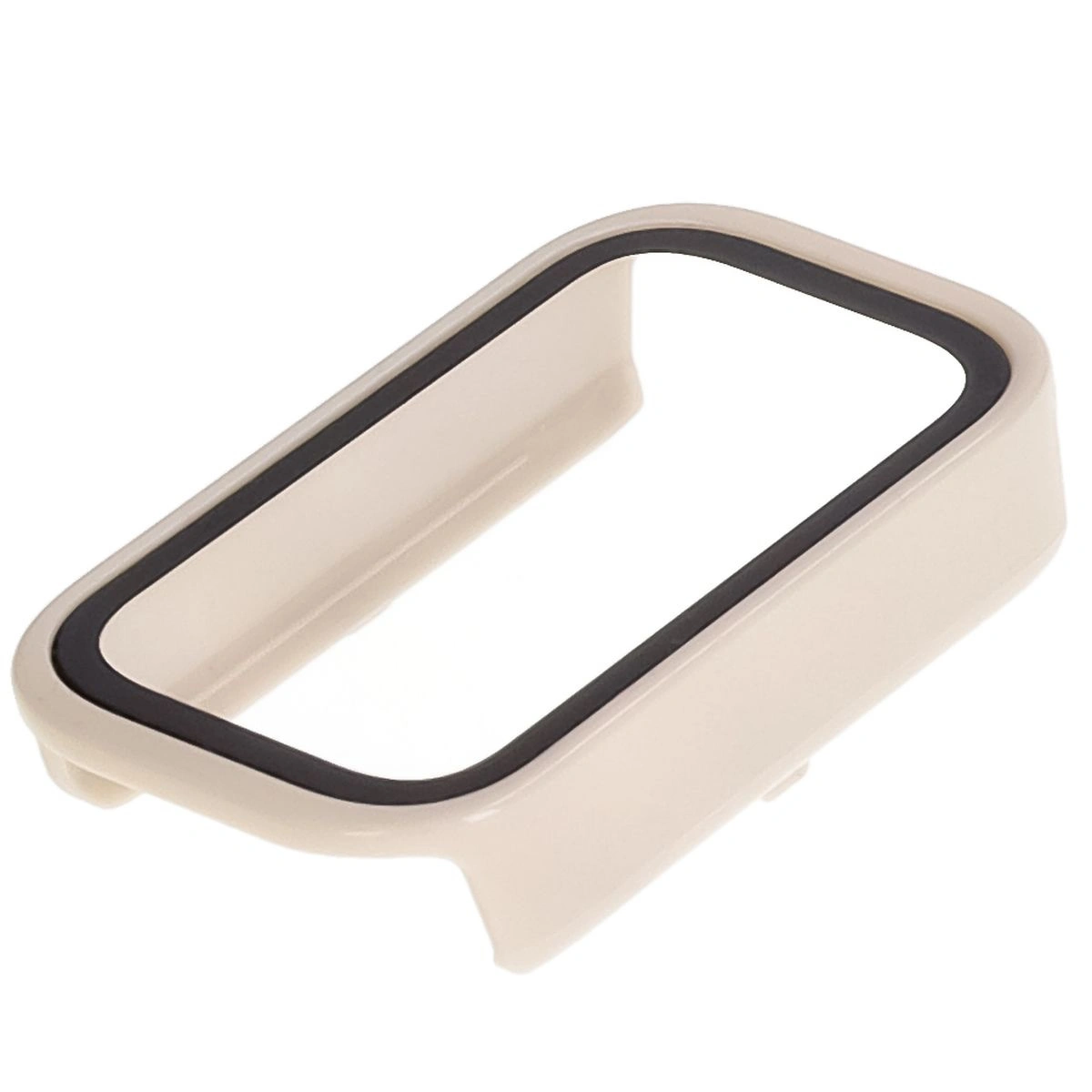 Bizon Case+Glass Watch Xiaomi Smart Band 9 Active / Redmi Smart Band 3 beige